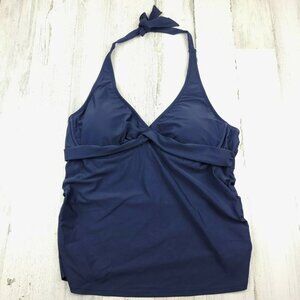 Athleta Womens Bikini Top Blue Size 40B/C EUC